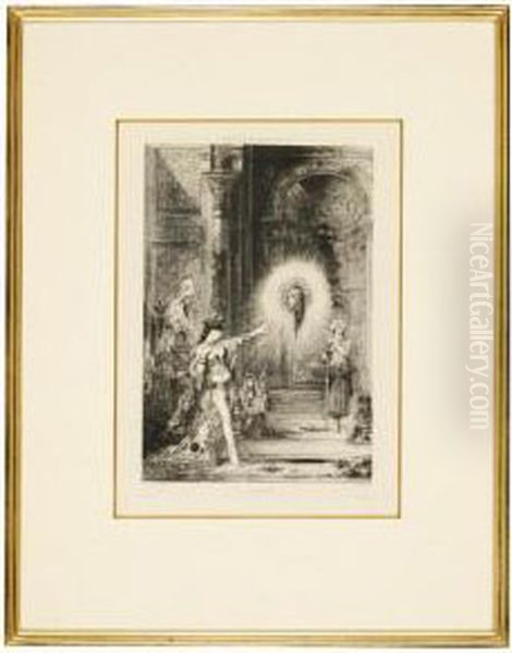 L'apparition Oil Painting by Gustave Moreau