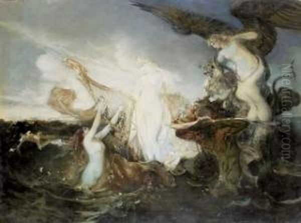 La Naissance De Venus Oil Painting by Gustave Moreau