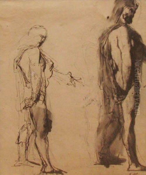 Classical Figure Studies Oil Painting by Gustave Moreau