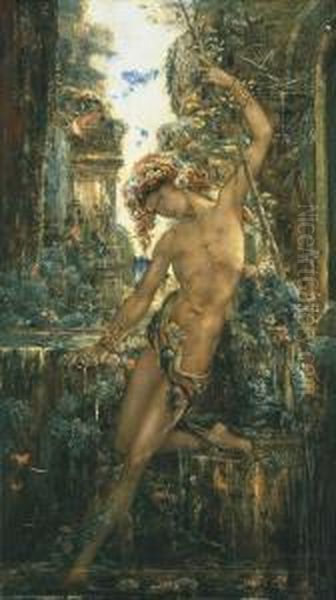 Narcissus Oil Painting by Gustave Moreau