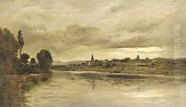 Paysages Oil Painting by Charles-Francois Daubigny