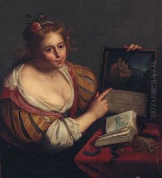 A Personification Of Vanity by Paulus Moreelse