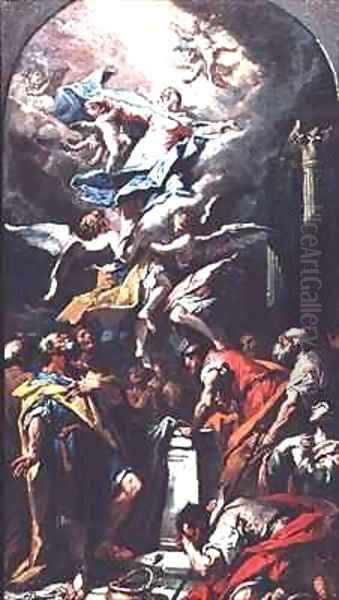 Assumption of The Virgin Oil Painting by Gaspare Diziani