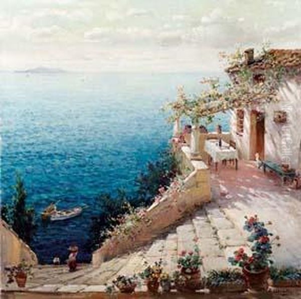 La Terrazza Oil Painting by Federico Morello