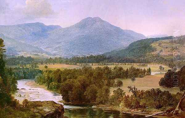 Genesee Valley Landscape 1853 Oil Painting by Asher Brown Durand