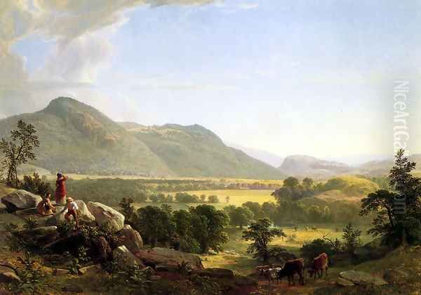 Dover Plain, Dutchess County, New York Oil Painting by Asher Brown Durand