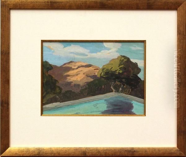 View Of Carmel Valley Oil Painting by Mary Deneale Morgan