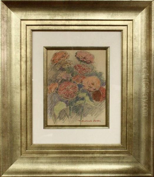 Floral Still Life Oil Painting by Mary Deneale Morgan