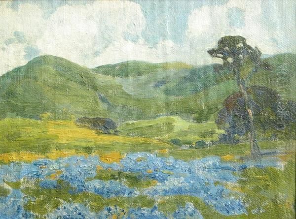 Springtime, Hatton Fields Oil Painting by Mary Deneale Morgan