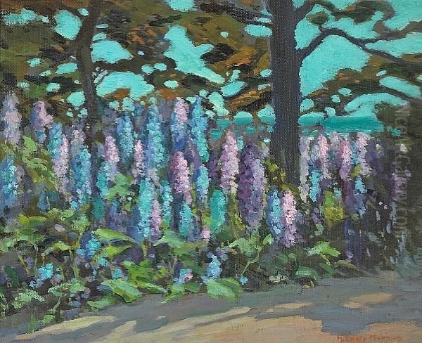 Seventeen Mile Drive, Pebble Beach Oil Painting by Mary Deneale Morgan