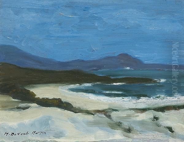 Across The Bay, Carmel Oil Painting by Mary Deneale Morgan