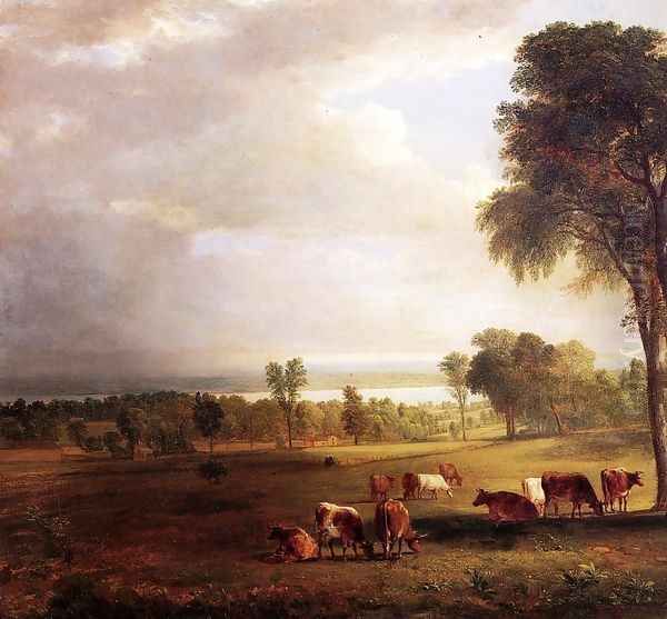 Gathering Storm Oil Painting by Asher Brown Durand