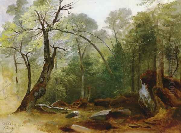 Study in the Woods Oil Painting by Asher Brown Durand