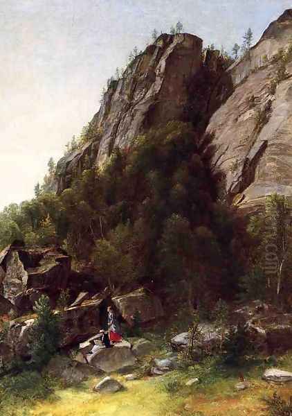 Landscape with Figures Oil Painting by Asher Brown Durand