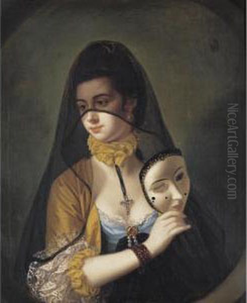 The Fair Nun Unmasked Oil Painting by Henry Robert Morland