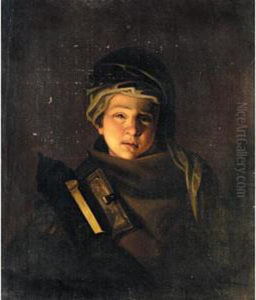 Portrait Of A Young Boy Oil Painting by Henry Robert Morland