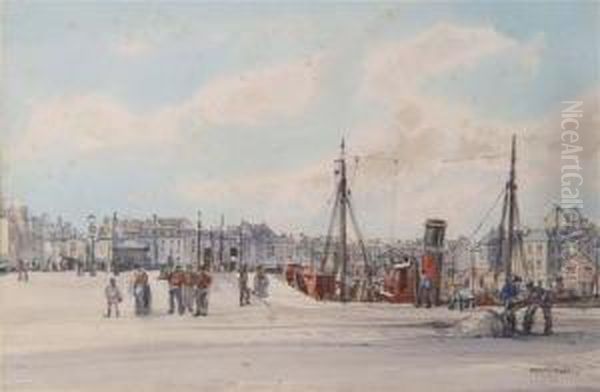 Dieppe Oil Painting by Harry Morley