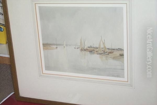 Blakeney Oil Painting by Harry Morley