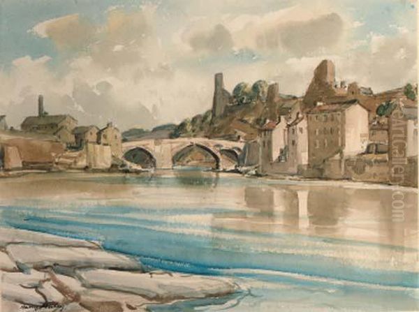 Barnard Castle Oil Painting by Harry Morley