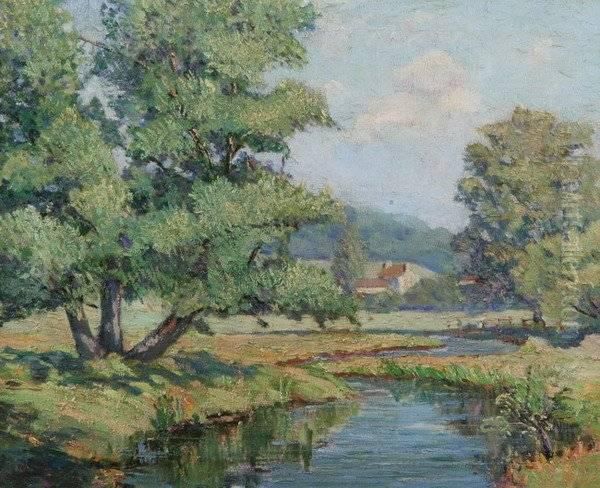 The Winding Stream Oil Painting by Robert Morley