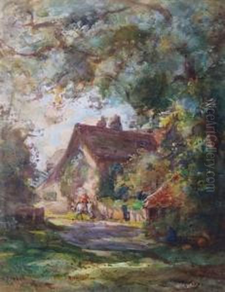 Signed Oil Painting by Thomas William Morley