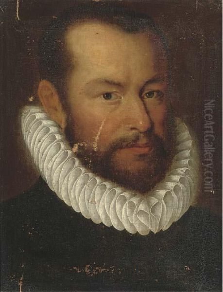 Portrait Of A Gentleman Oil Painting by Giovanni Battista Moroni