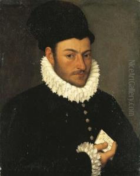 Portrait Of A Gentleman Oil Painting by Giovanni Battista Moroni