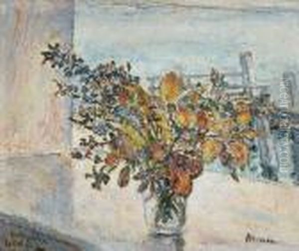 Bouquet (1922) Oil Painting by Georges Morren