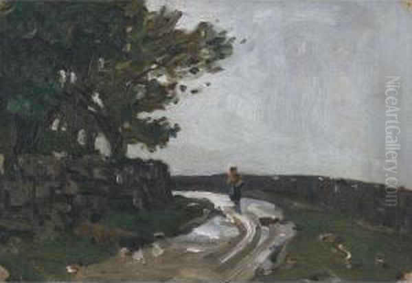 Paysage, Pays De Galles Oil Painting by James Wilson Morrice