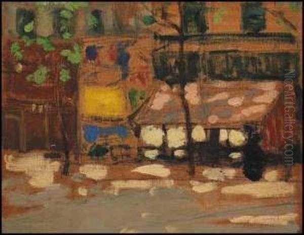 Cafe - Paris Oil Painting by James Wilson Morrice