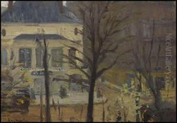 Boulevard Des Batignolles, Paris Oil Painting by James Wilson Morrice