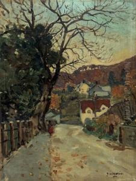 Trefriw, North Wales Oil Painting by James Wilson Morrice