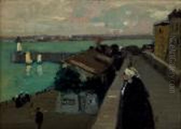 St. Malo Oil Painting by James Wilson Morrice