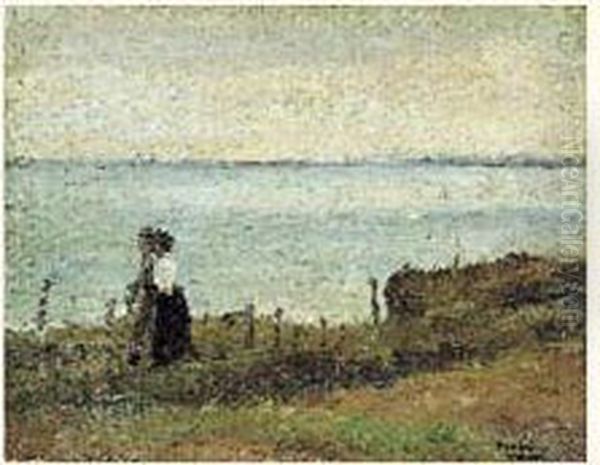 Promenade Au Bord De La Mer Oil Painting by James Wilson Morrice