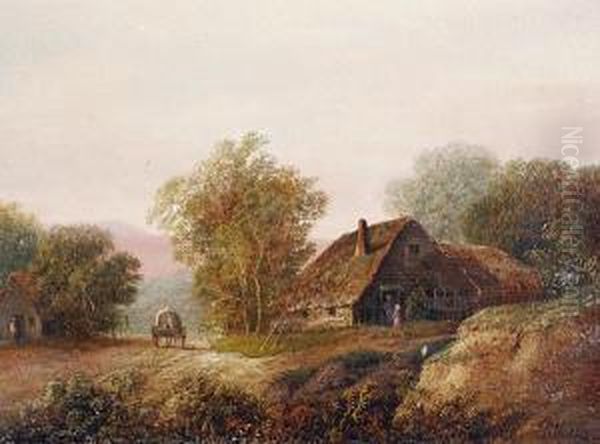 Country Landscapes Oil Painting by Charles Morris