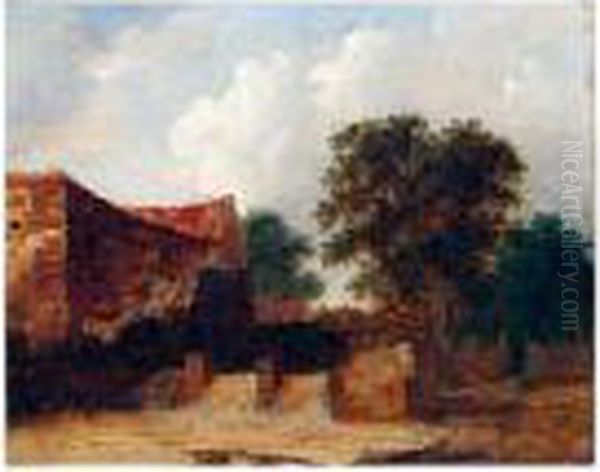 The Watermill Oil Painting by Charles Morris