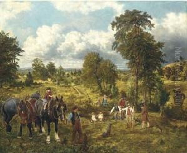 The Garden Of England Oil Painting by George William Mote