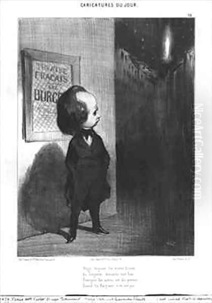 Series Caricatures du jour Oil Painting by Honore Daumier