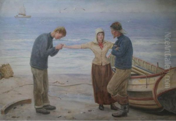 Real Sentiment Oil Painting by Charles Mottram