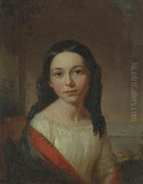 Portrait Of Maria Seabury Oil Painting by William Sidney Mount