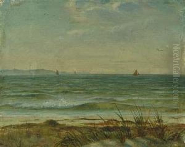 Along The North Shore, Long Island Oil Painting by William Sidney Mount