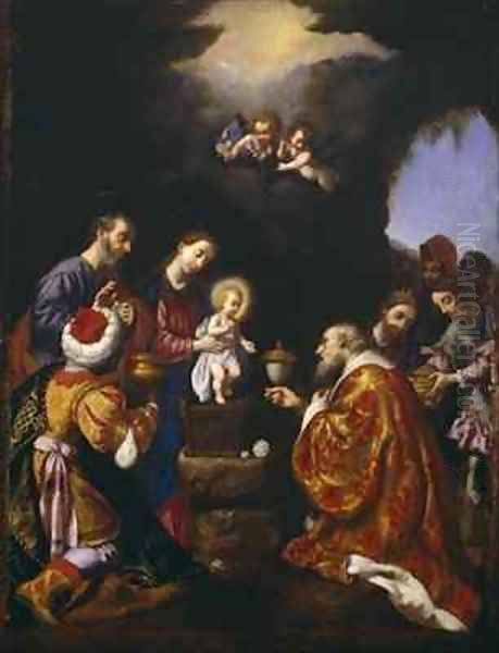 The Adoration of the Magi Oil Painting by Carlo Dolci