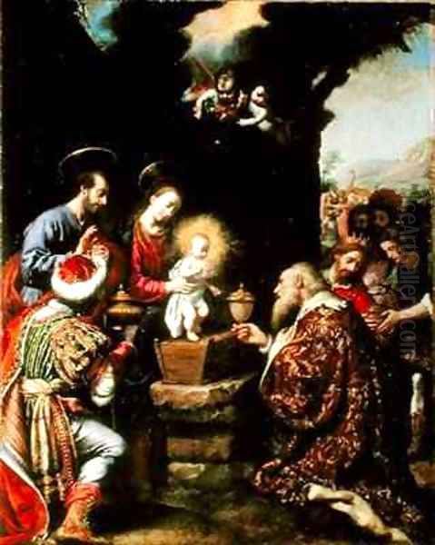 The Adoration of the Kings Oil Painting by Carlo Dolci