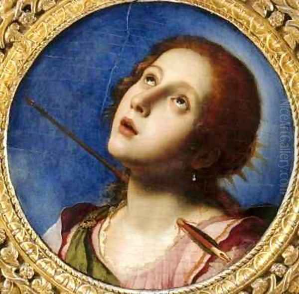 St Christina Oil Painting by Carlo Dolci