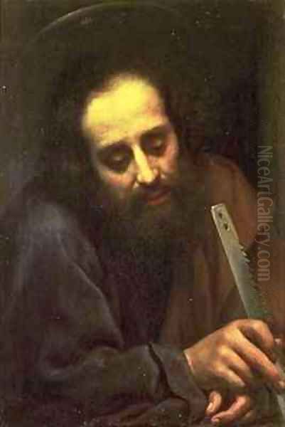 St Simon Oil Painting by Carlo Dolci