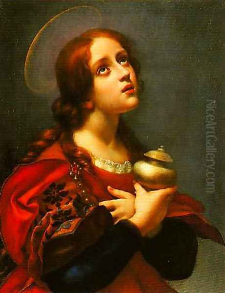 St Mary Magdalen Oil Painting by Carlo Dolci