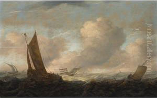 Other Properties
 

 
 
 

 
 A Smalship And Various Other Shipping On A Rough Sea Oil Painting by Pieter the Younger Mulier