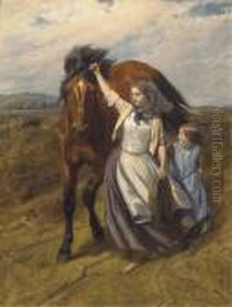 The Farmer's Daughters Oil Painting by William Mulready