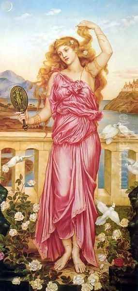 Helen of Troy Oil Painting by Evelyn Pickering De Morgan