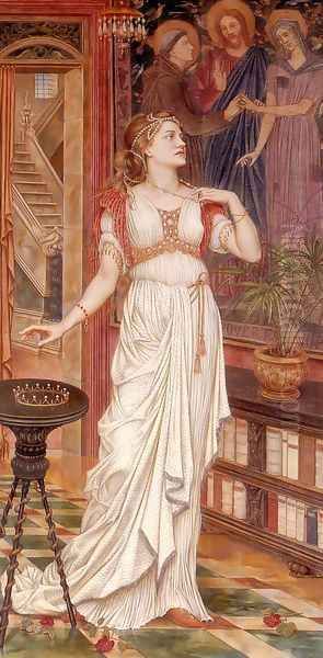 The Crown of Glory Oil Painting by Evelyn Pickering De Morgan